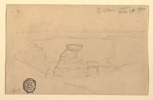 Disegno, Geyser, Excelsior, Parco di Yellowstone, 29 luglio 1892